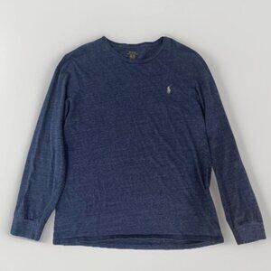 Polo Ralph Lauren Long Sleeve Dark Blue T Shirt XL Logo